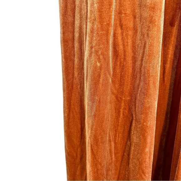 NWT After Six Velvet Wrap Maxi Dress in Golden Almond Size XS - Picture 9 of 10